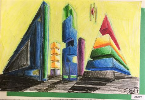 point perspective architecture drawing lesson create art