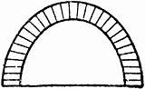Arch Arches Elliptical Clipart Gazebo Clipground Homenish sketch template