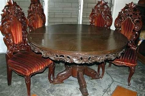 antique narra dining table  negotiable  sale