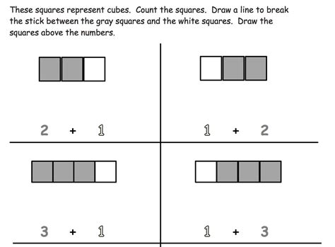 cubes math strategy worksheet grade   common core math