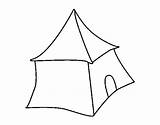 Tent Coloring Arab Coloringcrew sketch template