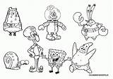 Spongebob sketch template