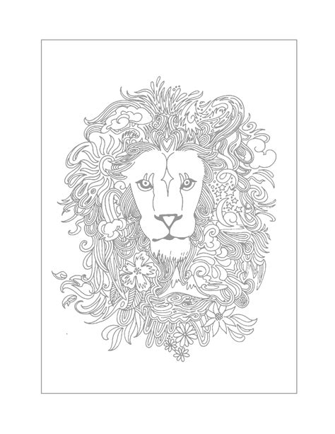 pin  kamaria   tattoos lion coloring pages manda vrogueco
