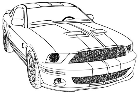ford mustang coloring page printable coloring pages cars