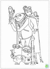 Coloring Despicable Pages Gru Minions Colouring Minion Print Printable Dinokids Color Sheets Coloringhome Getdrawings Getcolorings Book Popular Close sketch template