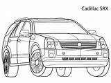 Cadillac Escalade Pages Srx Onlinecoloringpages Colorironline sketch template