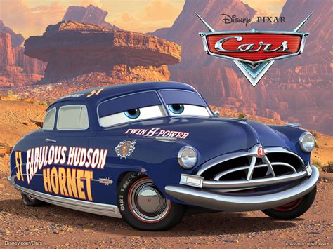 hudson race car  pixar cars  desktop wallpaper