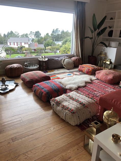pin  aspen brown  haus floor pillows living room floor cushions living room moroccan