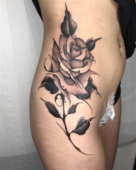 black and grey rose tattoos cloak and dagger tattoo london