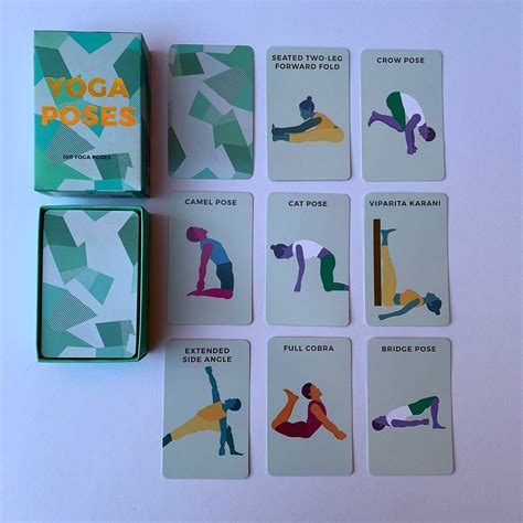 yoga poses cards