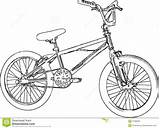 Bmx Bicycle Getdrawings sketch template