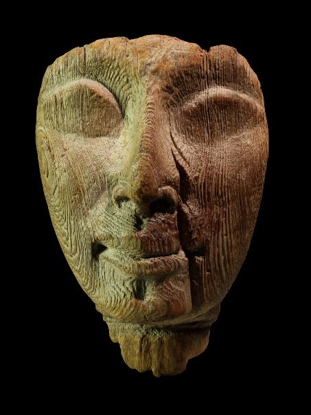 Alexander Ancient Art An Egyptian Wood Mask Of A Sarcophagus