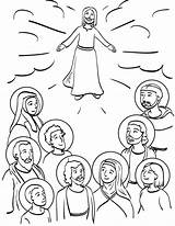 Saints Communion Coloring Drawing Kiddo Color Pages Getdrawings sketch template