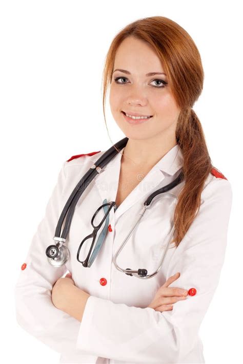 young doctor stock image image  glasses care portrait