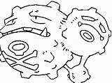 Pokemon Coloring Weezing Pages Weedle Cubchoo Poliwag Froakie Getcolorings Drawings Printable sketch template