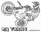 Motocross Dirt Coloring Bike Pages Bikes Fmx Colouring Rider Kids Stunt Dirtbikes Draw Print Ktm Color Fierce Clipart Boys Scooters sketch template