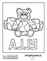 Coloring Pages Name Shower Baby Personalized Custom Printables Derby Demolition Getcolorings Printable Getdrawings Print Colorings sketch template
