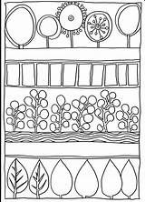 Hundertwasser Coloring Pages Toujours Rien Album Template sketch template