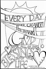 Bible Gratitude Fink Zenspirations Joanne Scripture Blessings Sheets Visiter sketch template