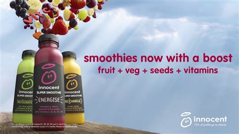 Innocent Super Smoothies Bursting With Good Stuff Youtube