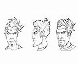 Handsome Jack Borderlands Coloring Pages Concept Drawings Template Zero Draw sketch template