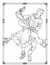 Coloring Dancers Dance Book Costumes Pages Colouring Dancing Issuu Drawing Male sketch template