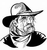 Coloring Cowboys Cowgirls Villains Sheriffs sketch template