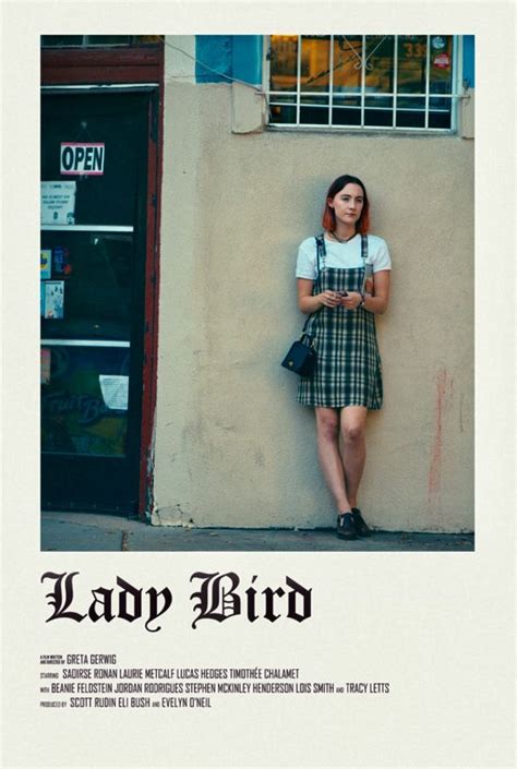 Lady Bird Alternative Movie Posters Movie Posters Film