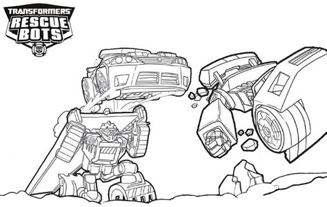 rescue bots coloring pictures coloring pages