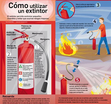 como utilizar  extintor incendios  explosiones pinterest safety