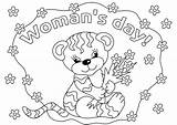 Coloring Pages International Womens Printable Women Night Drawing Kids Happy Color Sheets Print Scribblefun Starry Printables Fury Cards March Getdrawings sketch template