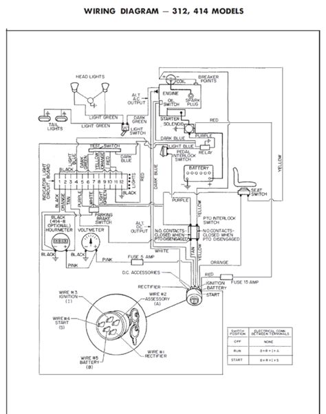 wheel horse ignition switch wiring diagram artsist