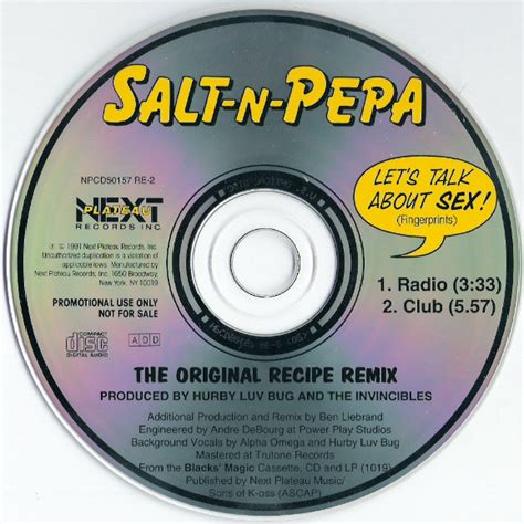 Salt N Pepa Let S Talk About Sex The Original Recipe