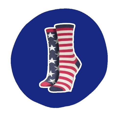 Pin On Patriotic Socks