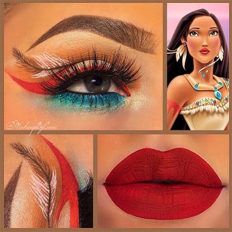 Pocahontas Inspired ℒℴvℯly Disney Inspired Makeup Disney Eye
