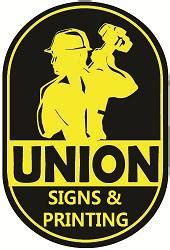 union signs printing political resources