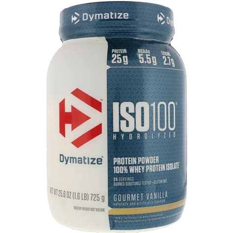 Dymatize Nutrition Iso 100 Hydrolyzed 100 Whey Protein Isolate