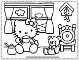 Kitty Hello Coloring Pages Girls Colouring Kids Cat Christmas Printable Sanrio Print Family Friends Sheets Ballerina Color Book Getcolorings Books sketch template