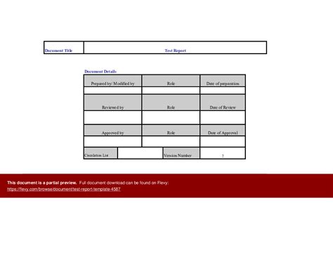 partial preview  test report template