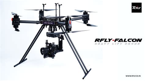 rfly falcon heavy lift drone airborne power ready  fly youtube