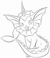 Vaporeon Pokemon Lineart Gerbil Lilly Eevee Colorir Evolutions Desenhos Pokémon Fer Line Pikachu Cumpleaños Tatuar Lápiz Artísticos Bocetos sketch template