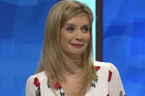 countdown babe rachel riley oozes sex appeal in daringly plunging dress