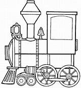 Coloring Trains Pages sketch template