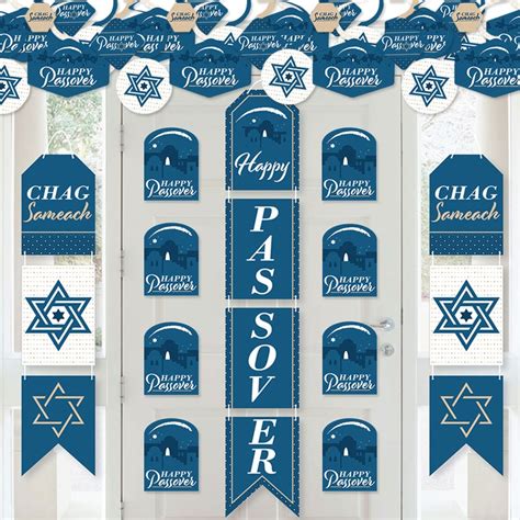 happy passover wall  door hanging decor pesach jewish etsy