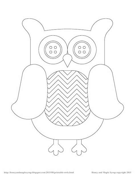 printable owls owl coloring pages fall crafts  kids fall owl