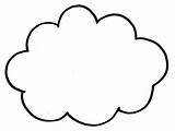 Cloud Coloring Pages Printable Nature Kb sketch template