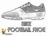 Football Coloring Nike Sheets Cleat Pages Pants Yescoloring Gridiron Gritty sketch template
