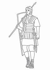 Roman Coloring Soldier Pages Greek Ancient Rome Colouring Centurion Soldiers Drawing Warrior Color Sheets Colour Print Printable Kids Getcolorings Netart sketch template