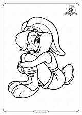 Lola Looney Tunes sketch template