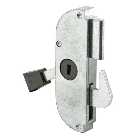 prime  sliding door internal lock  lever die cast lock housing    home depot